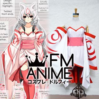 FM-Anime – Okami Amaterasu Personified Kimono Costume