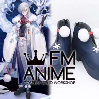 Onmyoji Ichimokuren Frosty Winter Cosplay Shoes Boots