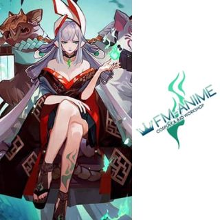 Onmyoji Ukiyo Aoandon Cosplay Temporary Tattoo Stickers