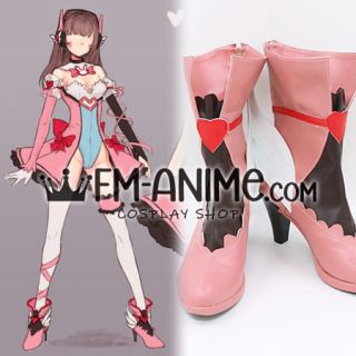 Overwatch D.Va Magic Girl Cosplay Shoes Boots