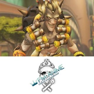 Overwatch Junkrat Cosplay Tattoo Stickers