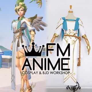 Overwatch Mercy Winged Victory Goddess Cosplay Costume