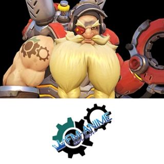 Overwatch Torbjorn Cosplay Tattoo Stickers