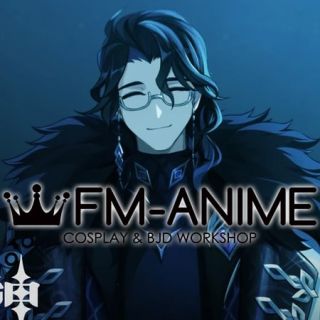 Genshin Impact Pantalone Regrator Rich Man Cosplay Wig