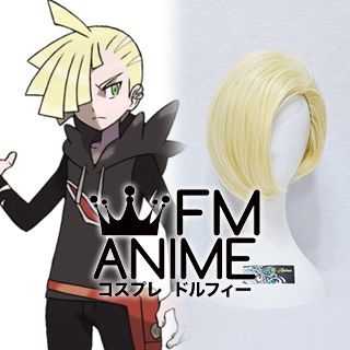 Pok-m Sun Moon Gladion Cosplay Wig