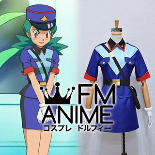 FM-Anime – Pokemon Original Series Officer Jenny Classic Police Outfits  Cosplay Costume
