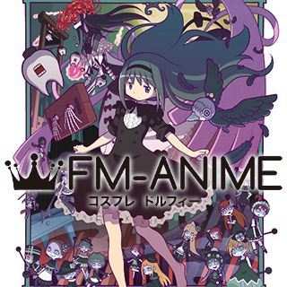 Puella Magi Madoka Magica Akemi Homura Black Dress Cosplay Costume
