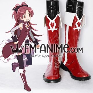 Puella Magi Madoka Magica Sakura Kyoko Cosplay Shoes Boots