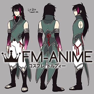 RWBY Lie Ren Timeskip Version Cosplay Costume