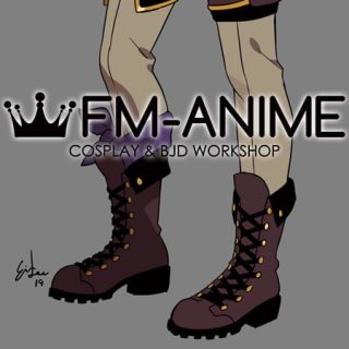 RWBY Volume 7 Yellow Yang Xiao Long Brown Cosplay Shoes Boots