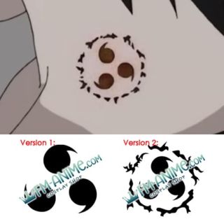 Ninja Anime Sasuke Curse Mark Cosplay Temporary Tattoo Stickers