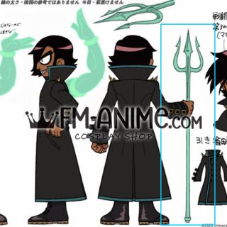 Scott Pilgrim takes off Matthew Patel Pitchfork Weapon Prop Staff Wand Cosplay