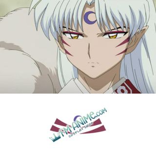 Dog Yasha Sesshomaru Cosplay Tattoo Stickers Crescent Moon