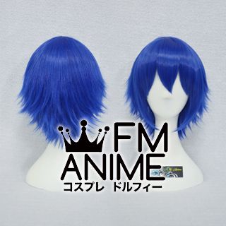 Short Layered Boa Blue Cosplay Wig