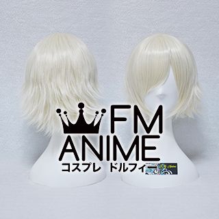 Short Layered Mixed Light Gold Cosplay Wig