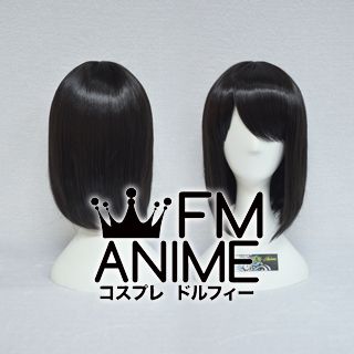 Short Straight Bob Black Cosplay Wig