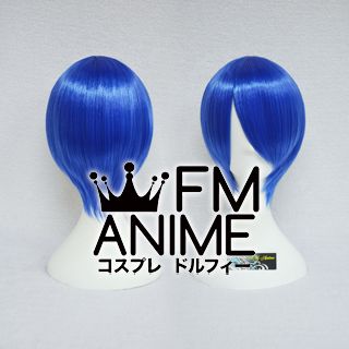 Short Straight Dark Blue Cosplay Wig