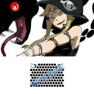 Soul DWMA Medusa Snake Cosplay Temporary Tattoo Stickers