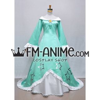 Su Ma-o Princess Rosalina Green Dress Cosplay Costume