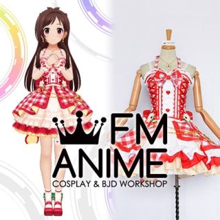 THE iDOLM@STER: Cinderella Girls Girls Akari Tsujino Dress Up☆Akaringo Cosplay Costume