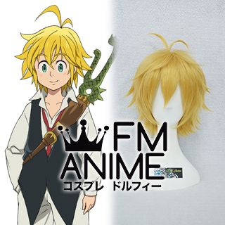7 Deadly Sins Meliodas Cosplay Wig