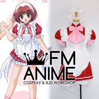 Tokyo Mew Mew Ichigo Momomiya Red Maid Dress Cosplay Costume