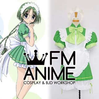 Tokyo Mew Mew Retasu Midorikawa Green Maid Dress Cosplay Costume