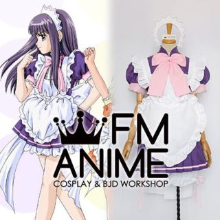 Tokyo Mew Mew Zakuro Fujiwara Purple Maid Dress Cosplay Costume