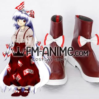 Touhou Project Fujiwara no Mokou Cosplay Shoes Boots