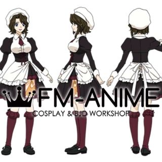 Umineko No Naku Koro Ni Shannon Maid Dress Cosplay Costume
