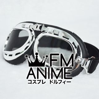 Vintage Style Gray Lens Goggles Glasses Cosplay Accessories Props