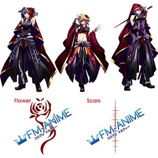 V Singer Gackpoid Len Kaito 13943 Goushitsu Cosplay Temporary Tattoo Stickers