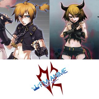 V Singer Hagane Len Rin TypeH Ver.2 Cosplay Temporary Tattoo Stickers