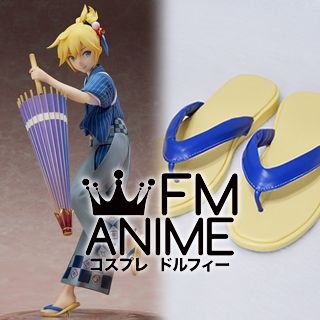 V Singer Len Kimono Cosplay Shoes