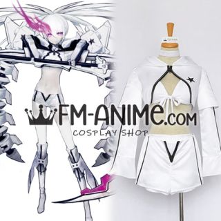 Black Rock Shooter White Rock Shooter Cosplay Costume