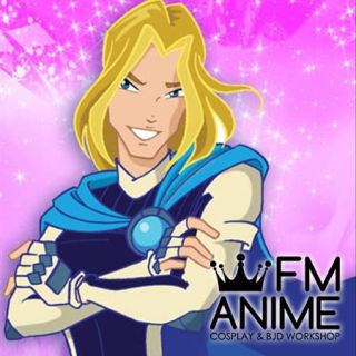 Winx Club King Crown Prince Sky Cosplay Wig