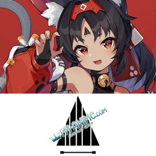 Zenless Zone Zero Nekomata Barcode Cosplay Temporary Tattoo Stickers