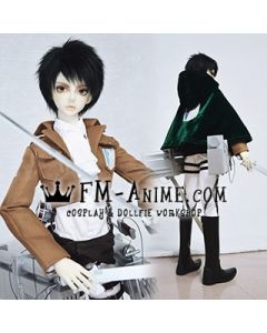 Attack on Titan Levi Eren Mikasa Corps BJD Dollfie SD DD 1/3 Cosplay Costume Outfit