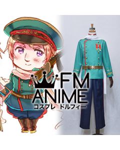 Axis Powers Hetalia Ivan Braginski (Russia) Green Military Uniform Cosplay Costume