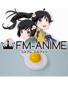 Bakemonogatari Karen Araragi Tsukihi Araragi Egg Headdress Hairclip Cosplay Accessory