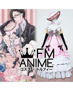 Black Butler Ciel Phantomhive Pink Lolita Dress Cosplay Costume (CH.07)