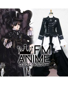 Black Butler Ciel Phantomhive Black Cosplay Costume (Vol.06)