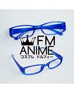 Shin Megami Tensei: Persona 4 Naoto Shirogane Blue Square Frame Glasses Cosplay Accessories Props