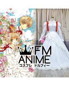 Card Captor Sakura Sakura Kinomoto Wedding Dress Cosplay Costume