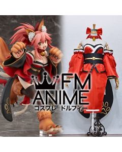 Fate/Extra Fate/Grand Order Tamamo Cat Berserker Red Kimono Cosplay Costume