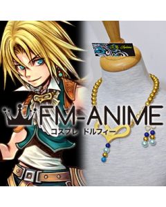 Dissidia Final Fantasy Zidane Gold Mask Necklace & Earrings Accessories Cosplay