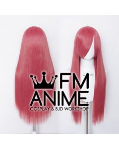 80cm Medium Length Straight Apple Red Cosplay Wig