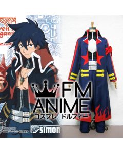 Gurren Lagann Simon Captain Cosplay Costume 