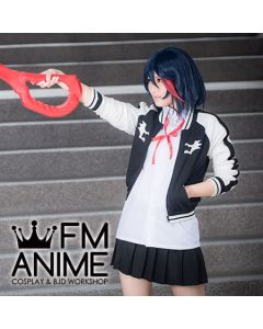 Kill la Kill Ryuko Matoi Black & White Coat Jacket Cosplay Costume (Female L)