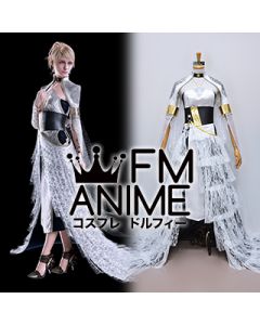 Kingsglaive: Final Fantasy XV Lunafreya Nox Fleuret Long Dress Cosplay Costume